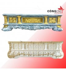 Khuôn Chậu Vuông 1 Mét Chân Liền